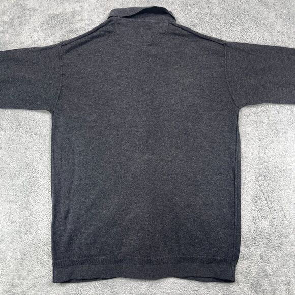 AG Adriano Goldschmied Cardigan Sweater Mens Medium Gray Pockets Long Sleeve - Picture 2 of 9